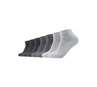 Kurzsocken CAMANO "ca-soft", Damen, Gr. 43-46, grau (grautöne, meliert), Baumwollmischung, meliert, normal, Socken, mit hohem Baumwollanteil (31005049-43) grautöne, meliert