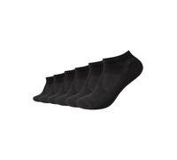 Kurzsocken CAMANO "ca-soft", Damen, Gr. 43-46, schwarz, Baumwollmischung, unifarben, Socken Kurzsocken, mit verstärktem Zehenbereich (33217639-43)