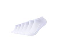 Kurzsocken CAMANO "ca-soft", Damen, Gr. 43-46, weiß, Baumwollmischung, unifarben, Socken Kurzsocken, mit verstärktem Zehenbereich (29049012-43)