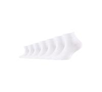 Kurzsocken CAMANO "ca-soft", Herren, Gr. 35-38, weiß, Baumwollmischung, unifarben, normal, Socken, mit verstärktem Fersen- und Zehenbereich (77512511-35) weiß