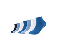 Kurzsocken CAMANO "ca-soft", Herren, Gr. 43-46, blau (daphne), Baumwollmischung, unifarben, normal, Socken, mit hohem Baumwollanteil (63218665-43) daphne