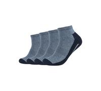 Kurzsocken CAMANO "function", Damen, Gr. 39-42, blau (navy), Materialmix, uni und meliert, normal, Socken, mit entlastender Halbplüschsohle (74767269-39) navy