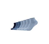Camano Kurzsocken 7er Pack - Unisex - blau