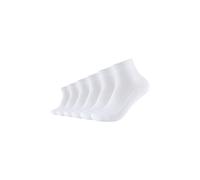 Kurzsocken CAMANO "Kurzsocken ca-soft walk 6er Pack", Herren, Gr. 43-46, weiß, 74% Baumwolle, 24% Polyamid, 2% Elasthan, uni, Socken, 6er Pack Ohne Kompression für hohen Tragekomfort, angenehm weich (
