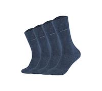 Kurzsocken CAMANO "Socken 4er Pack", Damen, Gr. 39-42, blau, Obermaterial: 80% Baumwolle CO. 17% Polyamid PA. 3% Elasthan EL., Socken (25507621-39) blau