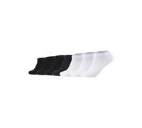 Kurzsocken CAMANO "Socken 7er Pack", Damen, Gr. 43-46, weiß, schwarz, Obermaterial: 80% Baumwolle CO. 17% Polyamid PA. 3% Elasthan EL., Socken (87666820-43) weiß, schwarz