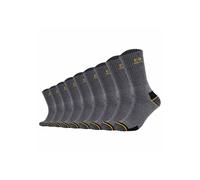 Kurzsocken CAMANO "Socken 9er Pack", Herren, Gr. 39-42, grau (dunkelgrau), Obermaterial: 74% Baumwolle CO. 23% Polyester PES. 3% Elasthan EL., Socken (16326648-39) dunkelgrau