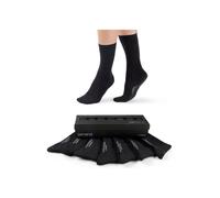 Kurzsocken CAMANO "Socken Comfort Socks in Box 7P 7er Pack", Herren, Gr. 35-38, schwarz, Obermaterial: 80% Baumwolle CO. 17% Polyamid PA. 3% Elasthan EL., Socken (36863536-35) schwarz