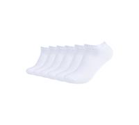 Kurzsocken CAMP DAVID "mesh ventilation", Herren, Gr. 43-46, weiß, Baumwollmischung, unifarben, Socken, mit dezentem Markenlogo (83368204-43) weiß