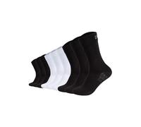 Kurzsocken CAMP DAVID "Socken 9er Pack", Herren, Gr. 43-46, bunt (2xschwarz, weiß), Obermaterial: 80% Baumwolle CO. 18% Polyamid PA. 2% Elasthan EL., Socken (92509718-43) 2xschwarz, weiß