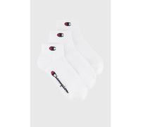 Champion Quarter-Socken 3er-Pack Unisex Weiß Größe 35-38