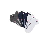 Kurzsocken CHAMPION "6pk Quarter Socks", Herren, Gr. 39-42, nny, nny, wht, wht, ccom, ccom, ns, Obermaterial: 69% Baumwolle, 24% Polyester, 5% Polyamid, 2% Elasthan, Socken, für Kinder (32836432-39) n