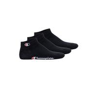 Kurzsocken CHAMPION "Socken 3er Pack", Damen, Gr. 43-46, schwarz, Obermaterial: 71% Baumwolle CO. 23% Polyester PES. 4% Polyamid PA. 2% Elasthan EL., Socken (68996519-43) schwarz