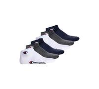 Kurzsocken CHAMPION "Socken 6er Pack", Damen, Gr. 35-38, bunt (blau, weiß, grau), Obermaterial: 71% Baumwolle CO. 23% Polyester PES. 4% Polyamid PA. 2% Elasthan EL., Socken (42736657-35) blau, weiß, g