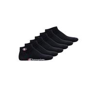 Kurzsocken CHAMPION "Socken 6er Pack", Damen, Gr. 35-38, schwarz, Obermaterial: 71% Baumwolle CO. 23% Polyester PES. 4% Polyamid PA. 2% Elasthan EL., Socken (29492601-35) schwarz