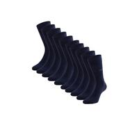 Kurzsocken CINQUE "Socken Business 10P 10er Pack", Herren, Gr. 43-46, blau (dunkelblau), Obermaterial: 80% Baumwolle CO. 16% Polyamid PA. 4% Elasthan EL., Socken (36200506-43) dunkelblau