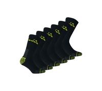 Kurzsocken DIADORA "Socken 6er Pack", Herren, Gr. 43-46, schwarz, Obermaterial: 75% Baumwolle CO. 23% Polyester PES. 2% Elasthan EL., Socken (77631751-43) schwarz