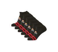 Kurzsocken ELLESSE "Socken MELNA TRAINER LINER 6er Pack", Herren, Gr. 40-43, schwarz, Obermaterial: 75% Baumwolle CO. 21% Polyester PES. 2% Polyamid PA. 2% Elasthan EL., Socken (11093213-40) schwarz