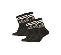Kurzsocken ELLESSE "Socken PULLO SOCKS 6er Pack", Damen, Gr. 43-46, schwarz, Obermaterial: 68% Baumwolle CO. 16% Polyester PES. 14% Polyamid PA. 2% Elasthan EL., Socken (41720955-43) schwarz