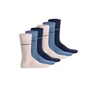 Kurzsocken EMPORIO ARMANI "Socken 6er Pack", Herren, Gr. 40-45, bunt (marine, nude, blau), Obermaterial: 74% Baumwolle CO. 24% Polyamid PA. 2% Elasthan EL., Socken (66506235-40) marine, nude, blau