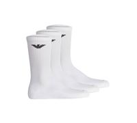 Kurzsocken EMPORIO ARMANI "Socken SPORTY SPONGE 3er Pack", Herren, Gr. 39-46, braun (weiß), Obermaterial: 85% Baumwolle CO. 13% Polyamid PA. 2% Elasthan EL., Socken (23160428-39) weiß