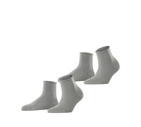 Esprit Socken im unifarbenen Design Modell 'Basic Pure' im 2er-Pack in Hellgrau, Größe 39/42