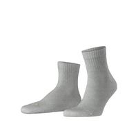 Falke Tagessocke Run Rib Kurzsocken – nachhaltige Baumwolle – Hellgrau Gr. 37-38 (1 Paar)