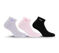 Kurzsocken FILA, Damen, Gr. 35-38, schwarz (fashion lady), Baumwollmischung, Socken, Cotton-Mix, Rippenbündchen, Logoschriftzug (86031758-35) fashion lady