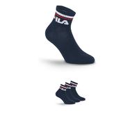 Kurzsocken FILA, Damen, Gr. 39-42, navy, Baumwollmischung, Socken Kurzsocken, Cotton-Mix, Unisex, Kontraststreifen (74646822-39)