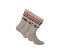 Kurzsocken FILA "Socken 3er Pack", Damen, Gr. 35-38, grau, Obermaterial: 80% Baumwolle CO. 18% Polyester PES. 2% Elasthan EL., Socken (41063568-35) grau
