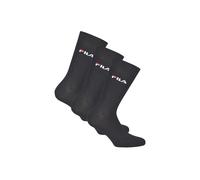 Kurzsocken FILA "Socken 3er Pack", Damen, Gr. 39-42, blau (marine), Obermaterial: 80% Baumwolle CO. 18% Polyester PES. 2% Elasthan EL., Socken (12242012-39) marine