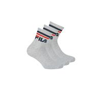 Kurzsocken FILA "Socken 3er Pack", Damen, Gr. 39-42, grau, Obermaterial: 80% Baumwolle CO. 18% Polyester PES. 2% Elasthan EL., Socken (33712300-39) grau