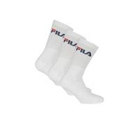 Fila Tennissocken 3er Pack mit verstärkten Belastungszonen Herren Weiß 39-42