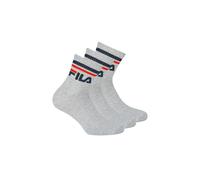 Kurzsocken FILA "Socken 3er Pack", Herren, Gr. 39-42, grau, Obermaterial: 80% Baumwolle CO. 18% Polyester PES. 2% Elasthan EL., Socken (33712300-39) grau