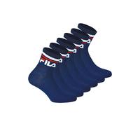 Kurzsocken FILA "Socken 6er Pack", Damen, Gr. 39-42, blau, Obermaterial: 80% Baumwolle CO. 18% Polyester PES. 2% Elasthan EL., Socken (38814725-39) blau