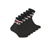 Kurzsocken FILA "Socken 6er Pack", Damen, Gr. 39-42, schwarz, Obermaterial: 80% Baumwolle CO. 18% Polyester PES. 2% Elasthan EL., Socken (64068840-39) schwarz