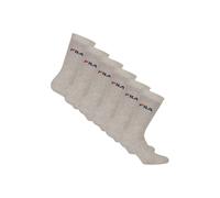 Kurzsocken FILA "Socken 6er Pack", Herren, Gr. 35-38, grau, Obermaterial: 80% Baumwolle CO. 18% Polyester PES. 2% Elasthan EL., Socken (73392651-35) grau