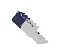 Kurzsocken FILA "Socken 6er Pack", Herren, Gr. 39-42, blau (blau, grau), Obermaterial: 75% Baumwolle CO. 23% Polyester PES. 2% Elasthan EL., Socken (45959528-39) blau, grau
