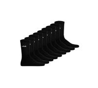 Kurzsocken FILA "Socken TENNIS SOCKS "FILA" 9P 9er Pack", Damen, Gr. 43-46, schwarz, Obermaterial: 76% Baumwolle CO. 23% Polyester PES. 1% Elasthan EL., Socken (53579649-43) schwarz