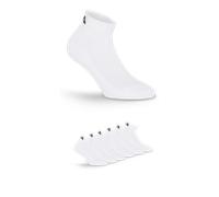 Kurzsocken FILA "UNISEX FITNESS QUARTER SOCKS HALF TERRY", Damen, Gr. 35-38, weiß, Baumwollmischung, elastisch, Socken, mit verstärkter Ferse (15871950-35) weiß