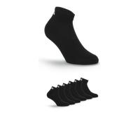 Kurzsocken FILA "UNISEX FITNESS QUARTER SOCKS HALF TERRY", Damen, Gr. 39-42, schwarz, Baumwollmischung, elastisch, Socken Kurzsocken, mit verstärkter Ferse (79970642-39)