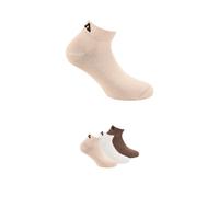 Kurzsocken FILA "UNISEX INVISIBLE PLAIN SOCKS", Damen, Gr. 39-42, beige (mocha mousse), Baumwolle, Elasthan, Polyester, elastisch, Socken, mit Logostickerei (90820441-39) mocha mousse