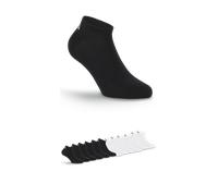 Kurzsocken FILA "UNISEX INVISIBLE PLAIN SOCKS", Damen, Gr. 43-46, schwarz-weiß (schwarz, weiß), Baumwollmischung, elastisch, Socken (89803262-43) schwarz, weiß