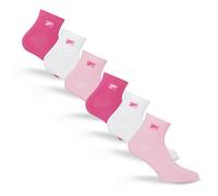 Kurzsocken FILA "UNISEX QUARTER PLAIN SOCKS", Damen, Gr. 35-38, rosa (806, pink panther), Materialmix, normal, Socken, mit Logo-Schriftzug (16669455-35) 806, pink panther