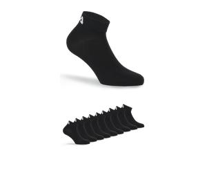Kurzsocken FILA "UNISEX QUARTER PLAIN SOCKS", Damen, Gr. 35-38, schwarz (9x schwarz), Baumwolle, Elasthan, Polyester, uni, normal, Socken, mit klassischem Logo (99547564-35) 9x schwarz