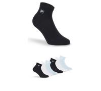 Kurzsocken FILA "UNISEX QUARTER PLAIN SOCKS", Damen, Gr. 39-42, blau (sky), Materialmix, unifarben, normal, Socken, mit Logo-Schriftzug (63285355-39) sky