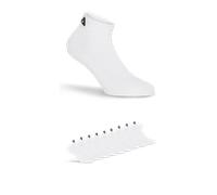Kurzsocken FILA "UNISEX QUARTER PLAIN SOCKS", Damen, Gr. 39-42, weiß (9x weiß), Baumwolle, Elasthan, Polyester, uni, normal, Socken, mit klassischem Logo (45312403-39) 9x weiß