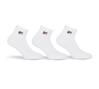 FILA Quarter-Socken Unisex Weiß Gr. 43-46