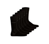 Kurzsocken GANT "Socken 6er Pack", Herren, Gr. 43-45, schwarz, Obermaterial: 73% Baumwolle CO. 24% Polyamid PA. 2% Elasthan EL. 1% Polyester PES., Socken (34994155-43) schwarz