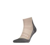 Kurzsocken HEAD "HEAD HIKING COOL QUARTER 1P", Damen, Gr. 39-42, grau (taupe), Materialmix, Socken (38830436-39) taupe